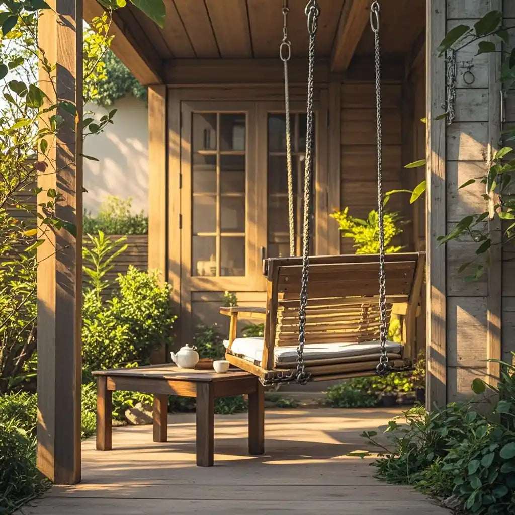 Outdoor Oasis: Transform Your Porch with a Swing and Stand