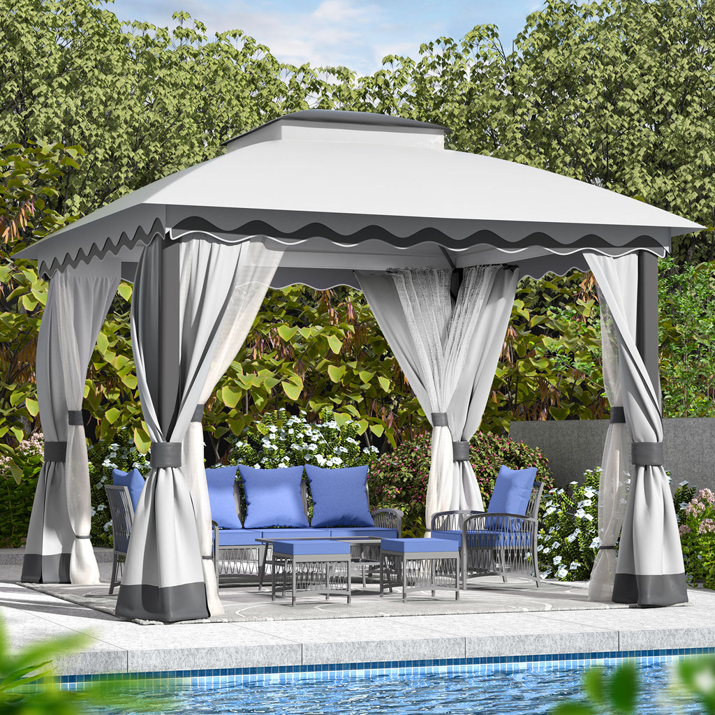 Outdoor Patio Gazebo 10×13 in outdoor