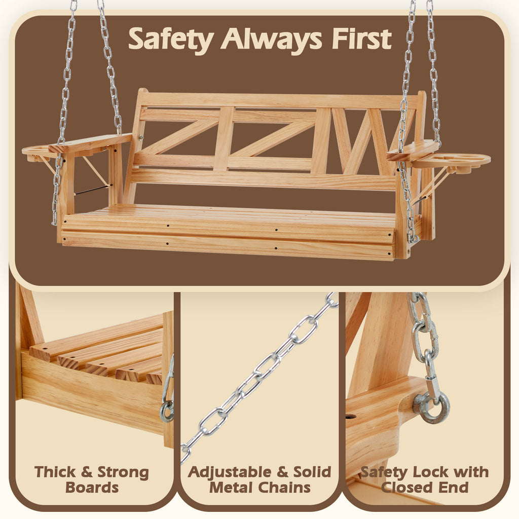 Wooden_Hanging_Porch_swings_with_long_Chain_size_safety_Struction