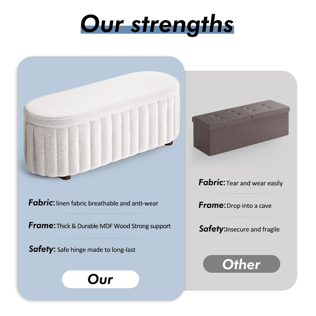 zzw_46''_bench_storage_compare_with_others_Fabric_frame_safety