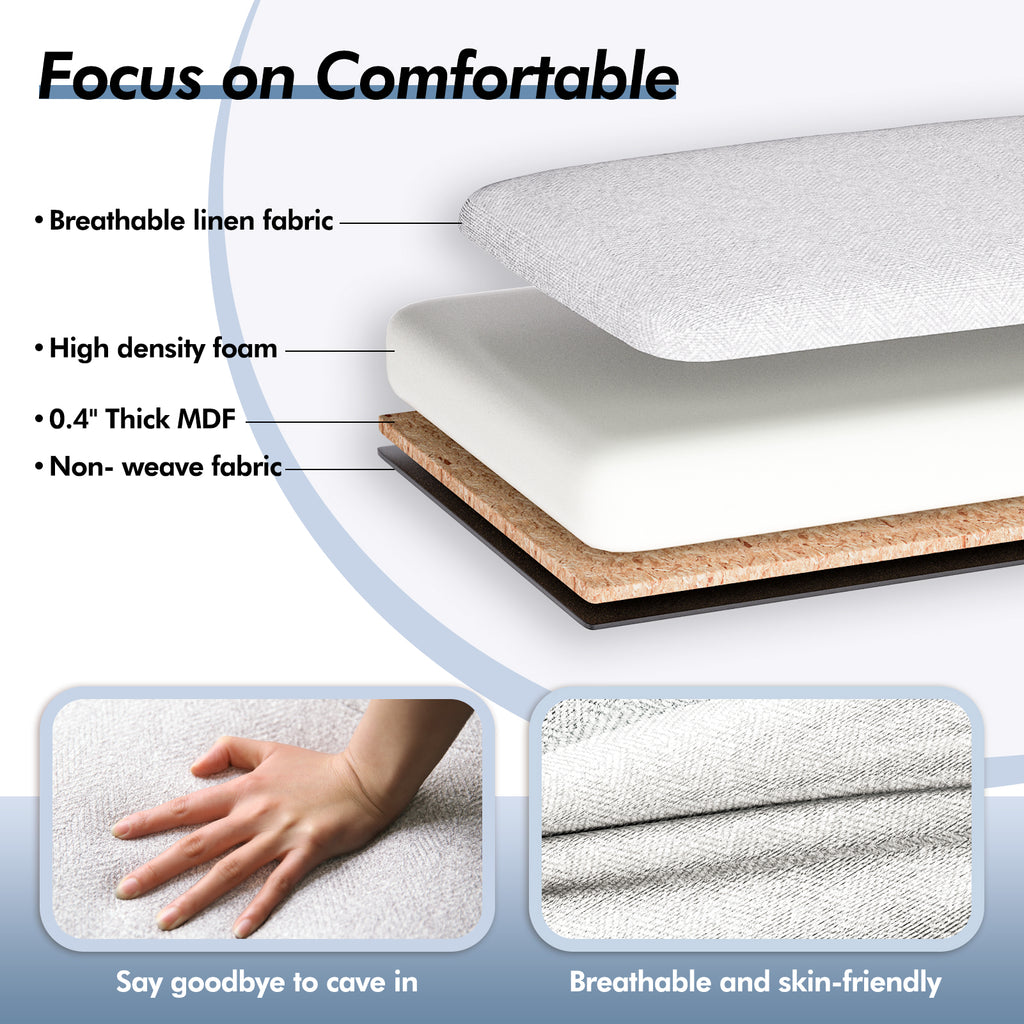 zzw_46''_bench_storage_Focus_comfortable_Use_breathable_line_fabric_high_density_foam_0.4''_thick_MDF_non_weave_fabric