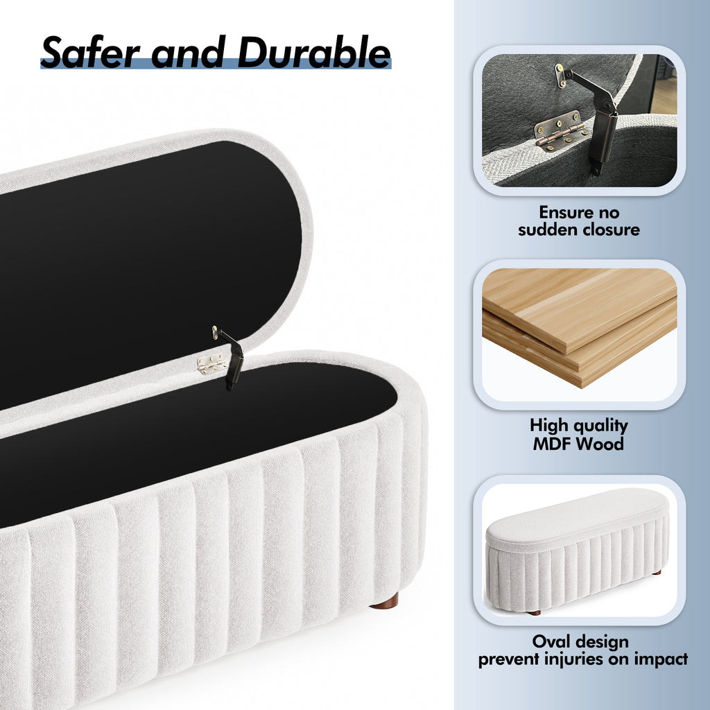 zzw_46''_storage_ottoman_Safer_and_durable_ensure_no_sudden_closure_high_quality_Mdf_wood_oval_design_prevent_injuries_on_impact