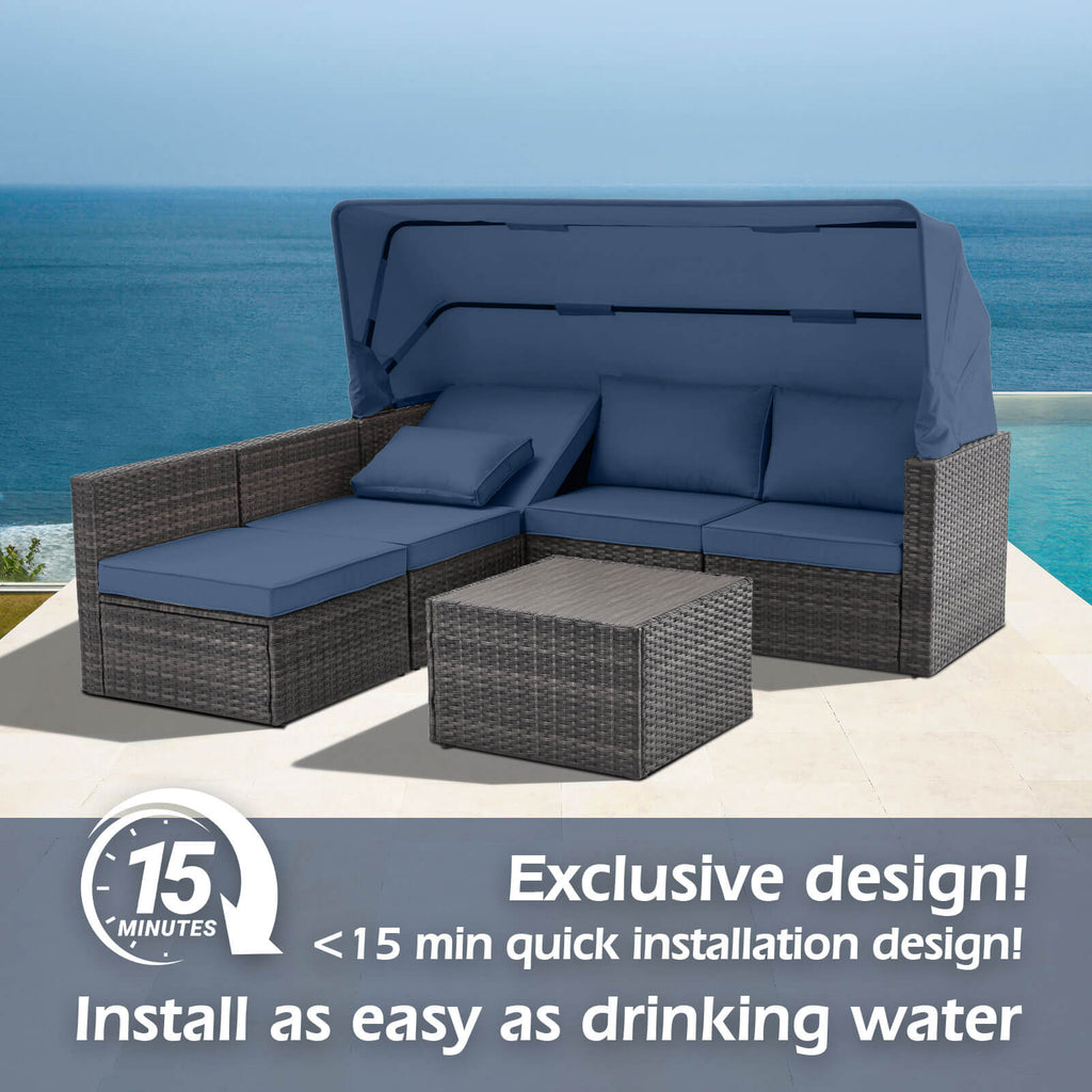 zzw_blue_Patio_furniture_15_mintues_Easy_install