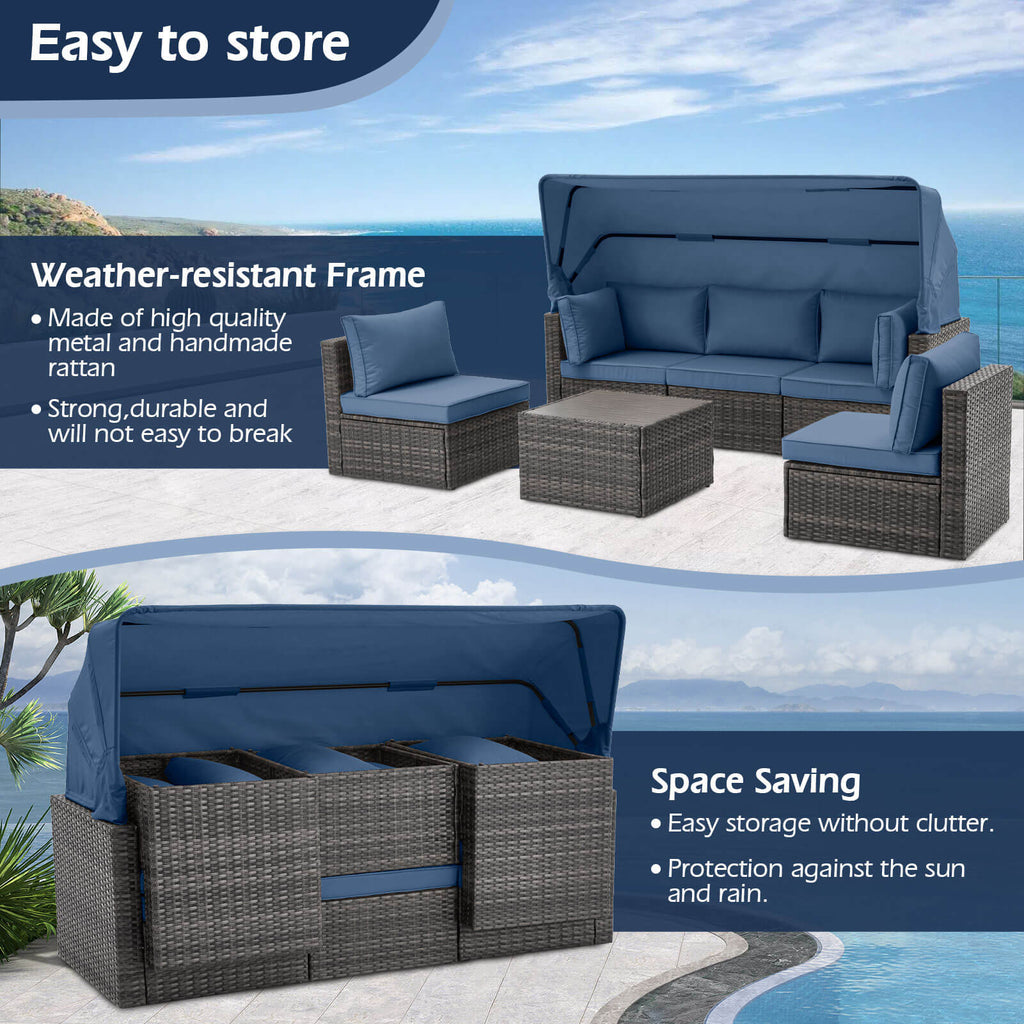 zzw_Blue_patio_furniture_sets_easy_to_store_space_saving
