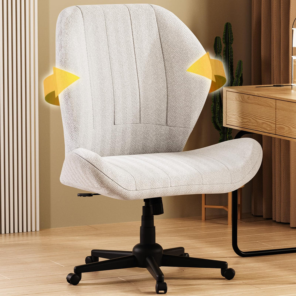 ZZw_Cross_legged_Chair_In_warm_wooden_floor_Desk