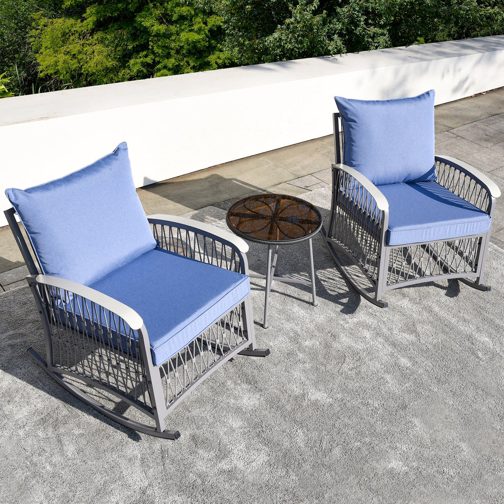 Zzw 2-Piece Outdoor Patio Furniture Size 