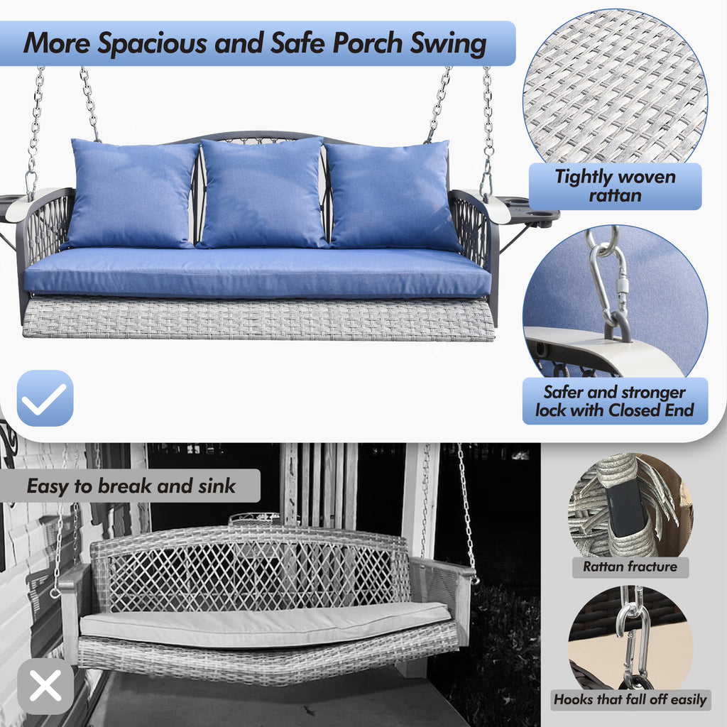 Zzw_3_Seat_Woven_Rattan_Hanging_Porch_Swing_More_Safe_Stronger