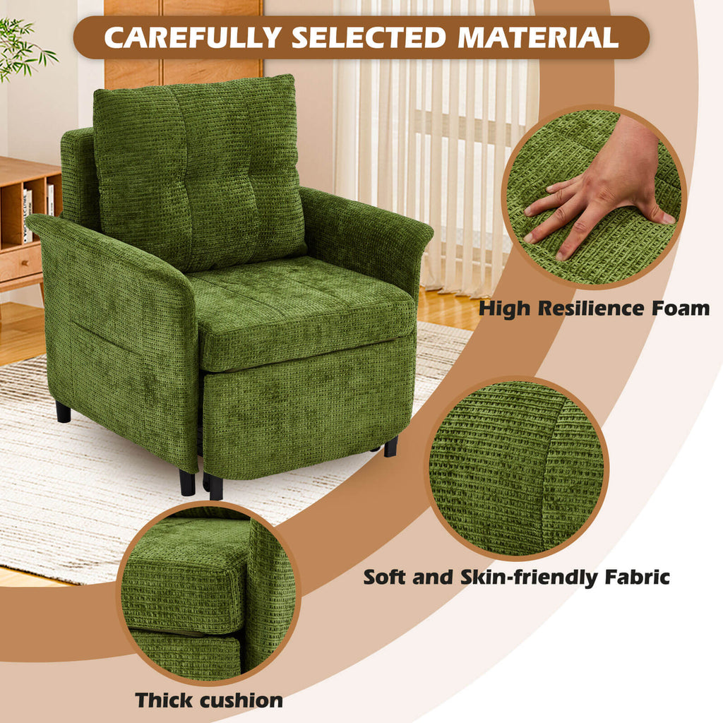 Zzw_79''_Sleeper_Sofa_bed_with_High_Density_Foam_Skin_Friendly