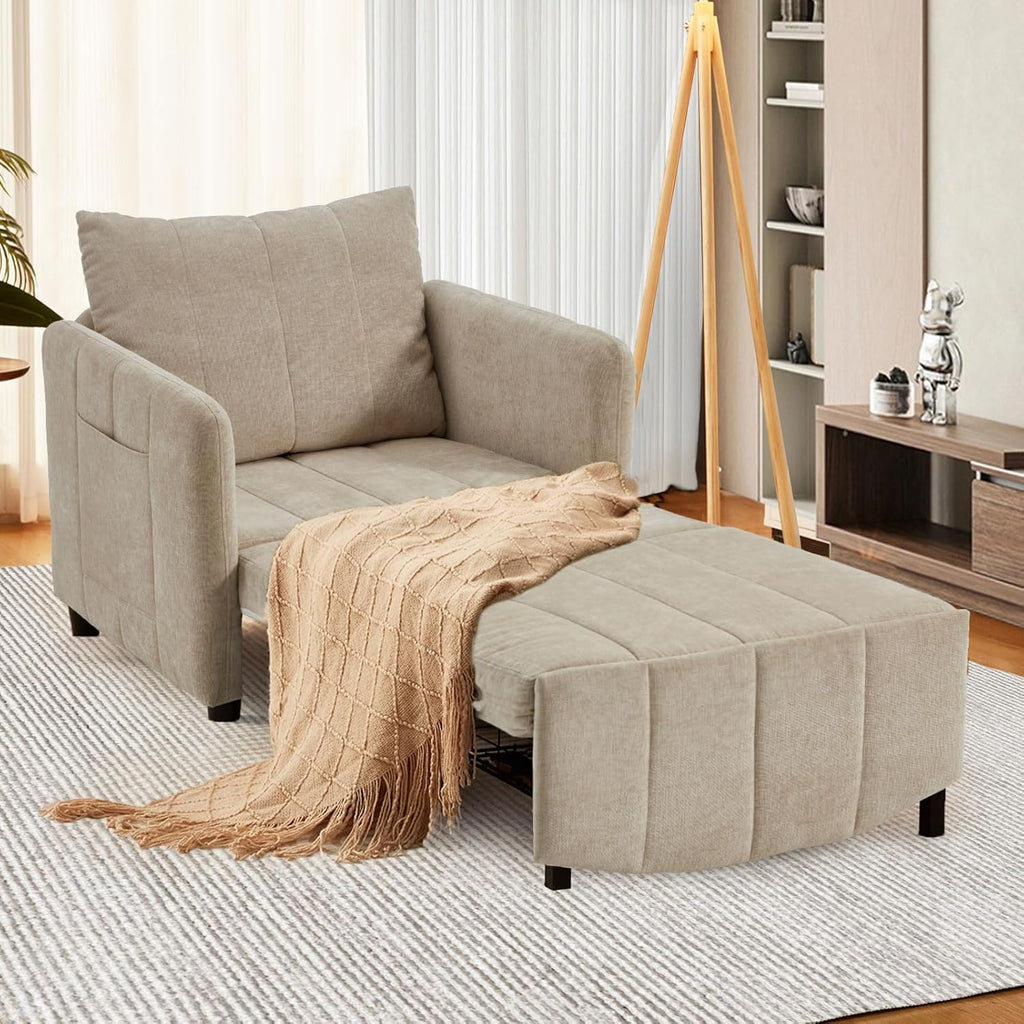Zzw_Beige_84''_Sleeper_Sofa_Bed_with_Storage