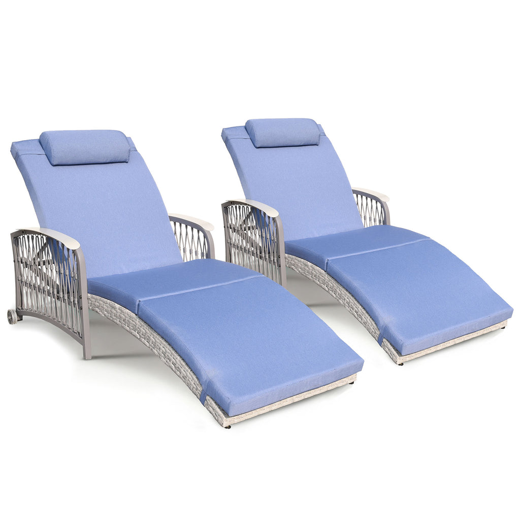 Zzw  Outdoor Patio Furniture  Chaise Lounge