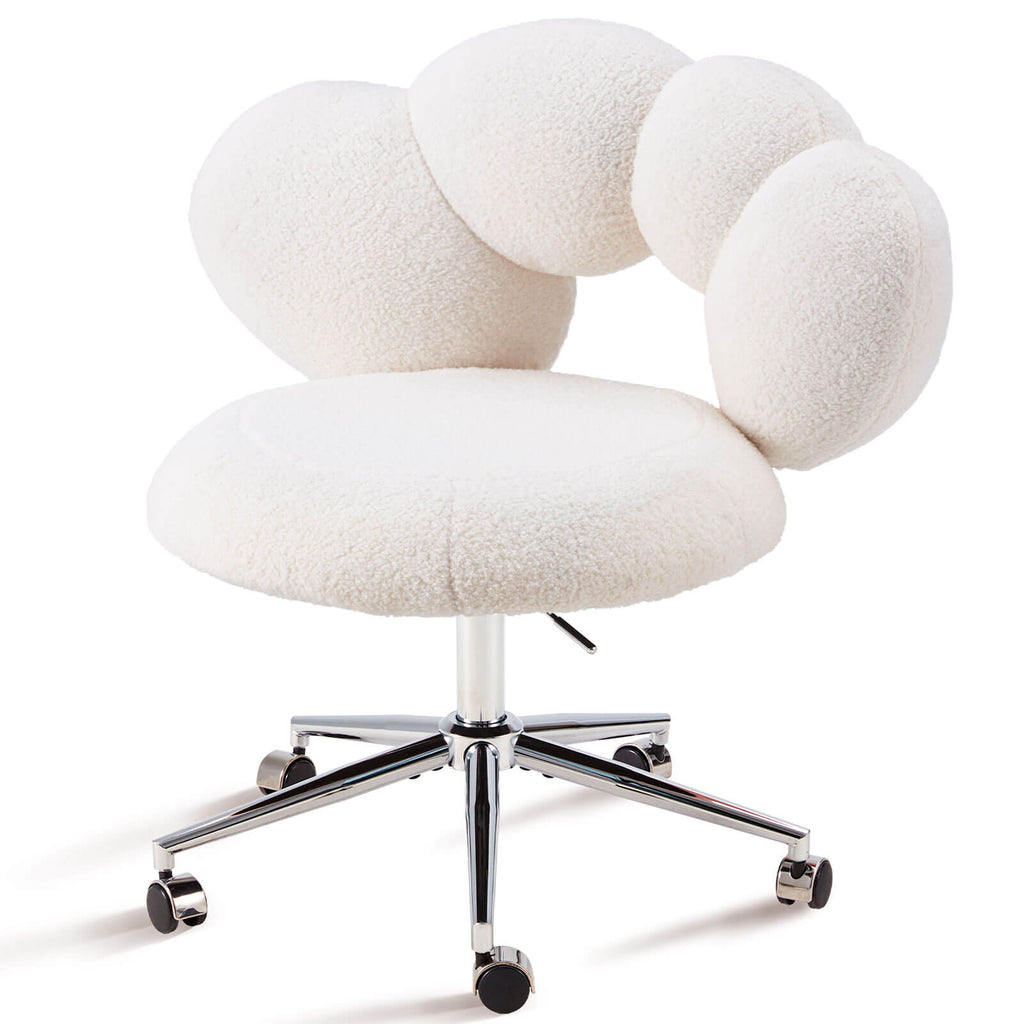 ZZW_White_Teddy_Chair_In_white_Playground