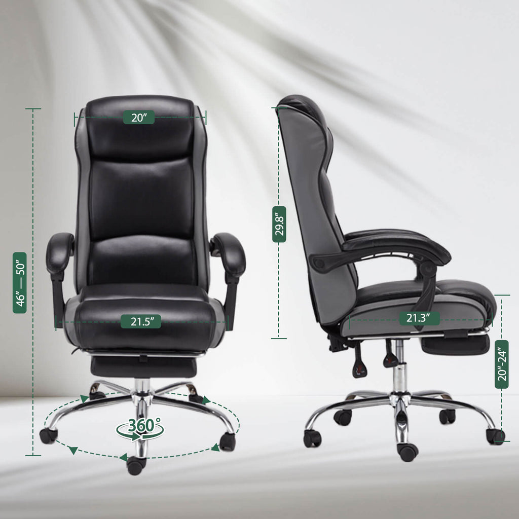 zzw_Ergonomics_office_chair_Size