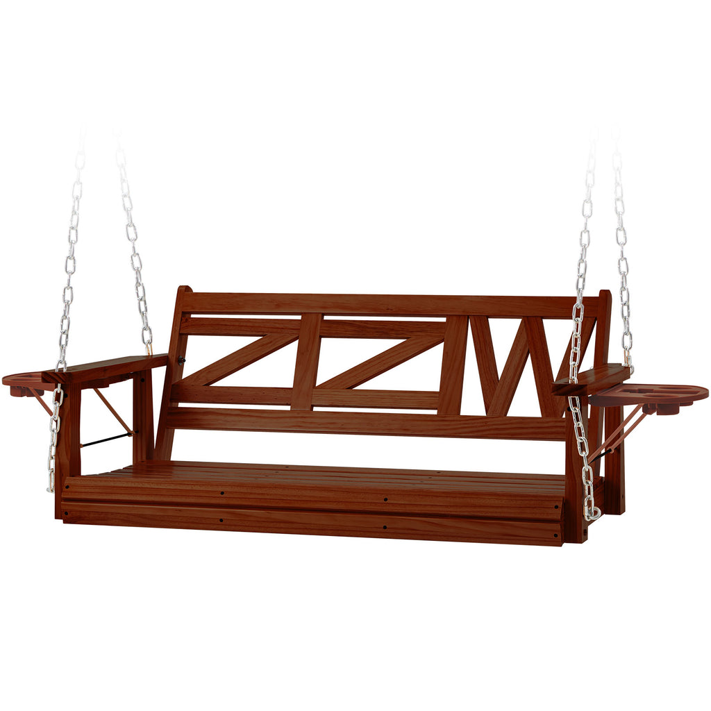 zzw_wooden_hanging_porch_swings_Brown_color